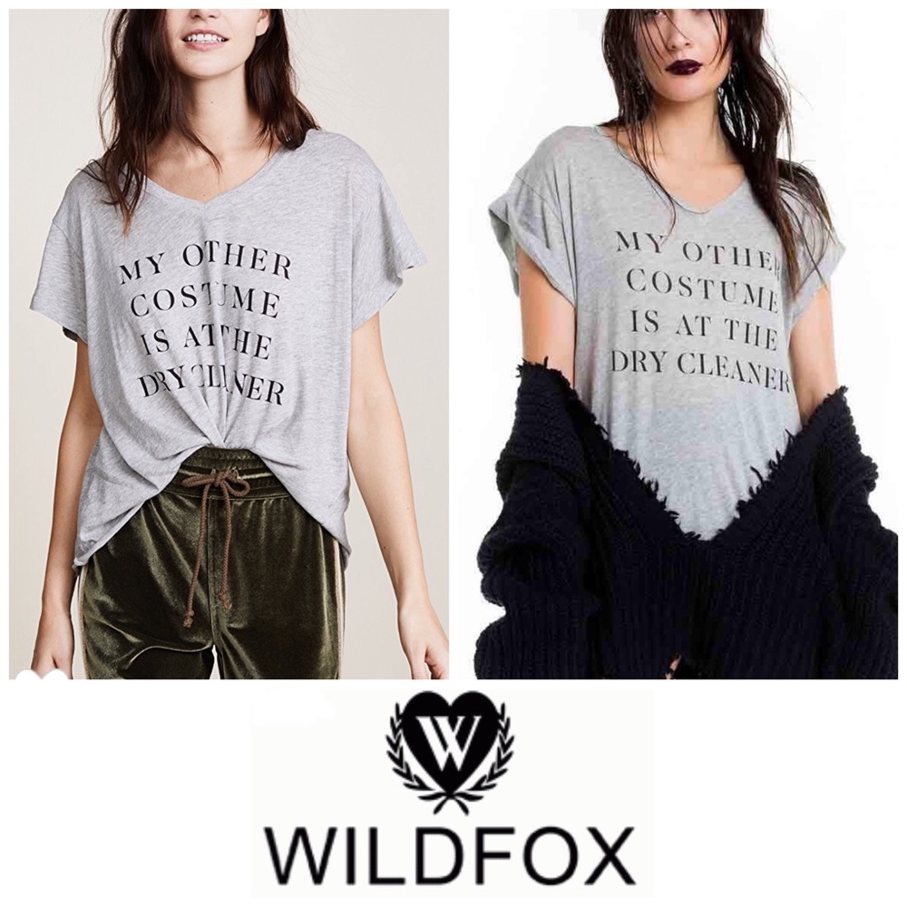 *HP* WILDFOX Romeo V-Neck Tee "My Other Costume"